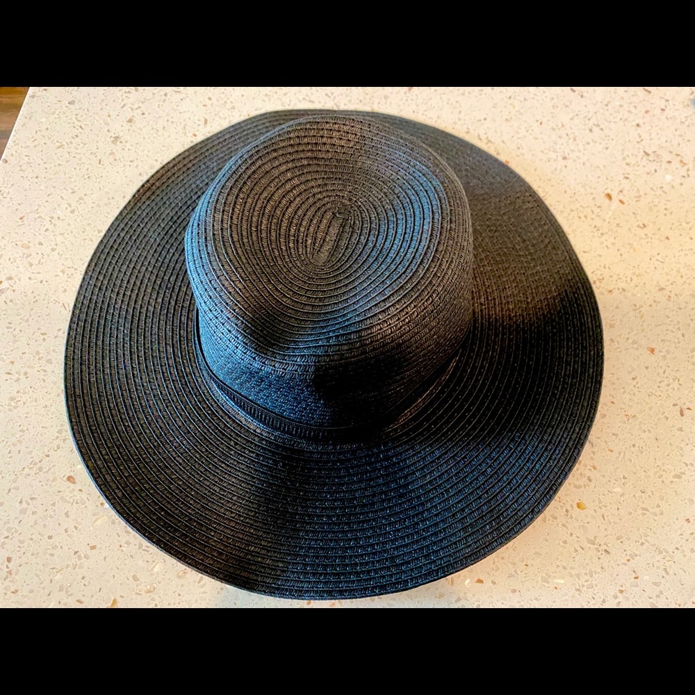 Madewell Black Straw Hat